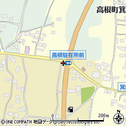 山梨県北杜市高根町箕輪481周辺の地図