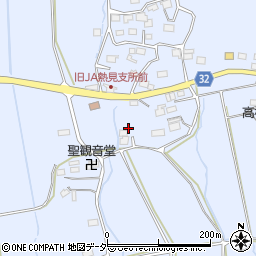 山梨県北杜市高根町村山西割980周辺の地図