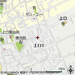 埼玉県三郷市上口1丁目98周辺の地図