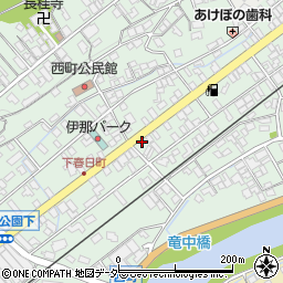 富士コムテック株式会社　伊那営業所周辺の地図