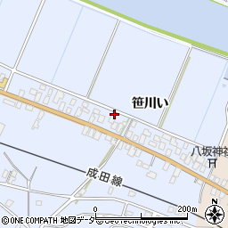 千葉県香取郡東庄町笹川い4767周辺の地図