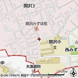 埼玉県富士見市関沢3丁目23-23周辺の地図