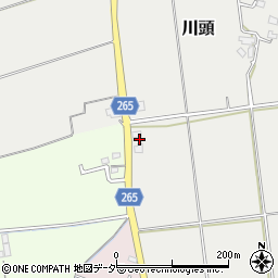 千葉県香取市川頭545-7周辺の地図