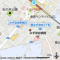 東武サンライトマンションけやき４号棟周辺の地図