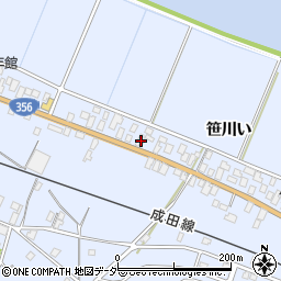 千葉県香取郡東庄町笹川い4764周辺の地図