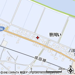 千葉県香取郡東庄町笹川い4764-3周辺の地図