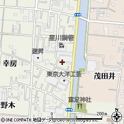 埼玉県三郷市幸房381周辺の地図
