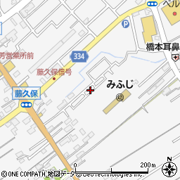 ダイレックス　三芳店周辺の地図