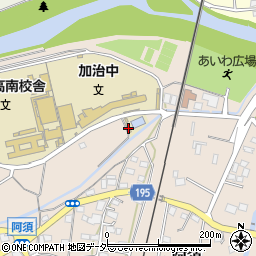 埼玉県飯能市阿須251周辺の地図