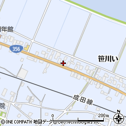 千葉県香取郡東庄町笹川い4760-1周辺の地図