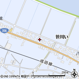 千葉県香取郡東庄町笹川い4761-2周辺の地図