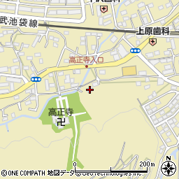 埼玉県入間市仏子1501周辺の地図