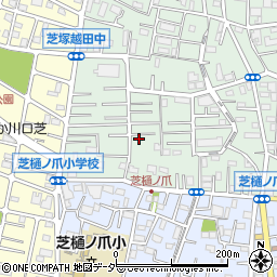 埼玉県川口市芝3782-11周辺の地図