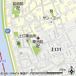 埼玉県三郷市上口1丁目82周辺の地図