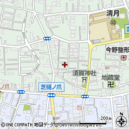 埼玉県川口市芝3859周辺の地図
