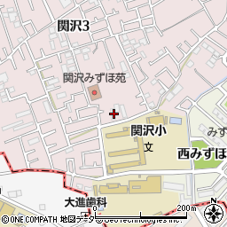 埼玉県富士見市関沢3丁目23-20周辺の地図