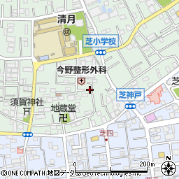 埼玉県川口市芝3899-1周辺の地図