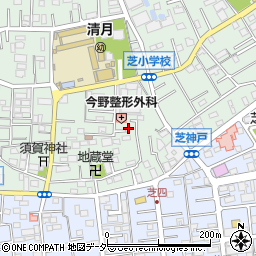 埼玉県川口市芝3901周辺の地図