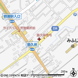 オオギヤと宇奈とと 三芳藤久保店周辺の地図