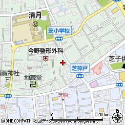 埼玉県川口市芝3911-10周辺の地図