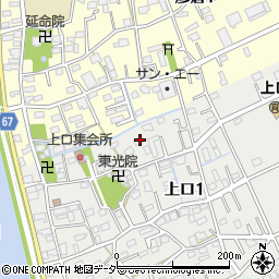 埼玉県三郷市上口1丁目84周辺の地図