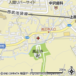 埼玉県入間市仏子384周辺の地図