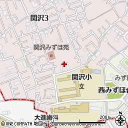 埼玉県富士見市関沢3丁目23-18周辺の地図