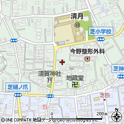 埼玉県川口市芝3880周辺の地図