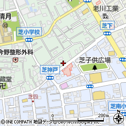 埼玉県川口市芝2733-1周辺の地図