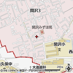 埼玉県富士見市関沢3丁目23-32周辺の地図