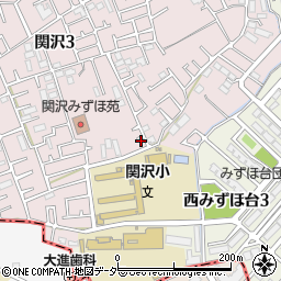 埼玉県富士見市関沢3丁目23-10周辺の地図