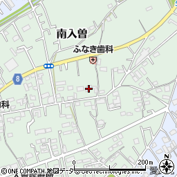埼玉県狭山市南入曽308周辺の地図