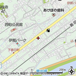 株式会社板倉　伊那営業所周辺の地図