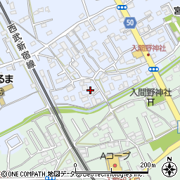 埼玉県狭山市北入曽1335-1周辺の地図
