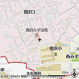 埼玉県富士見市関沢3丁目23-27周辺の地図