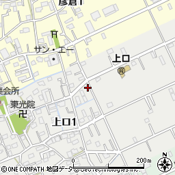 埼玉県三郷市上口1丁目178周辺の地図