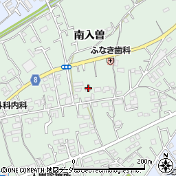 埼玉県狭山市南入曽326周辺の地図
