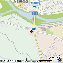 大久保園周辺の地図