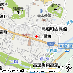 長野県伊那市高遠町西高遠（本町）周辺の地図