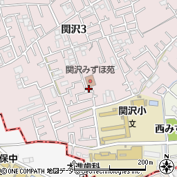 埼玉県富士見市関沢3丁目23-29周辺の地図