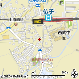 埼玉県入間市仏子859周辺の地図