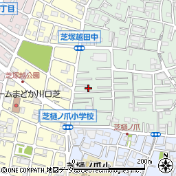 埼玉県川口市芝3756-9周辺の地図