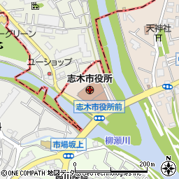 埼玉県志木市周辺の地図
