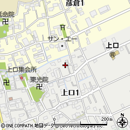 埼玉県三郷市上口1丁目97周辺の地図