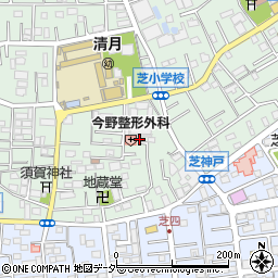 埼玉県川口市芝3901-1周辺の地図