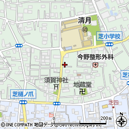 埼玉県川口市芝3881周辺の地図