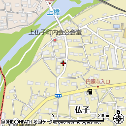 埼玉県入間市仏子223周辺の地図