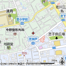 埼玉県川口市芝3915周辺の地図