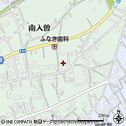 埼玉県狭山市南入曽304周辺の地図