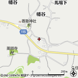 千葉県成田市幡谷1015-2周辺の地図